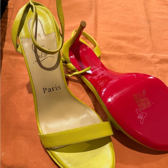 CL Lime Green Heels